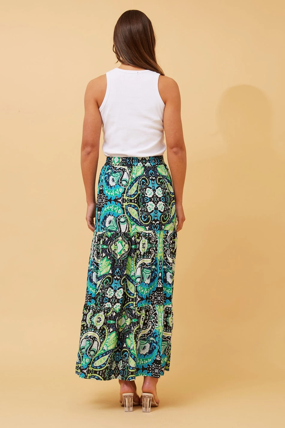 DORIAN FLORAL BOHO MAXI SKIRT 9 DORIAN FLORAL BOHO MAXI SKIRT - Image 7