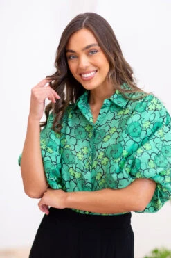 WILKIE PUFF SLEEVE FLORAL SHIRT -Femme Connection Sales e44c14fa58b5bb453ea9d2f806aff476 df419b8c f0bd 4c11 bf9d 17cf4bd4f920