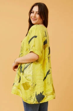 CIA FLORAL LINEN TOP -Femme Connection Sales e4fcbf3718cf01468740002211ea08d4