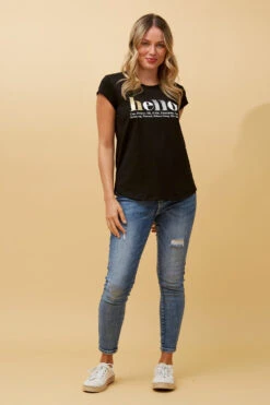 COCO HELLO TSHIRT 25 COCO HELLO TSHIRT -Femme Connection Sales e583e80a25d39d5a60d39bef52b59a1b