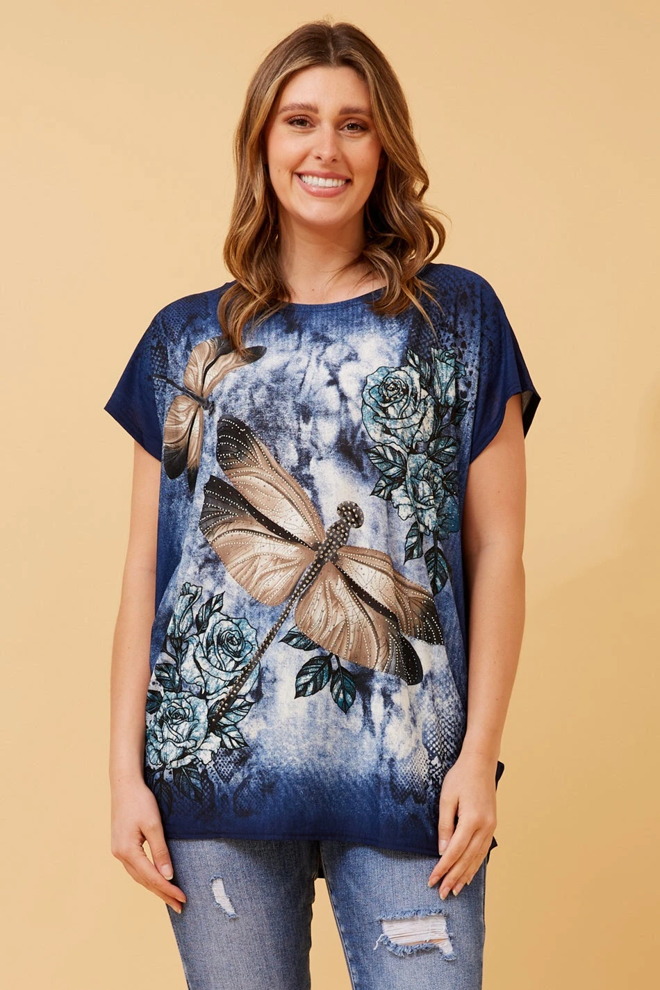 EXCELINA DRAGONFLY PRINT TOP 13 EXCELINA DRAGONFLY PRINT TOP - Image 11