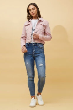DESTINY SEQUIN WING DENIM JACKET -Femme Connection Sales e605e8230dbca87bbdda6774c5dccfff