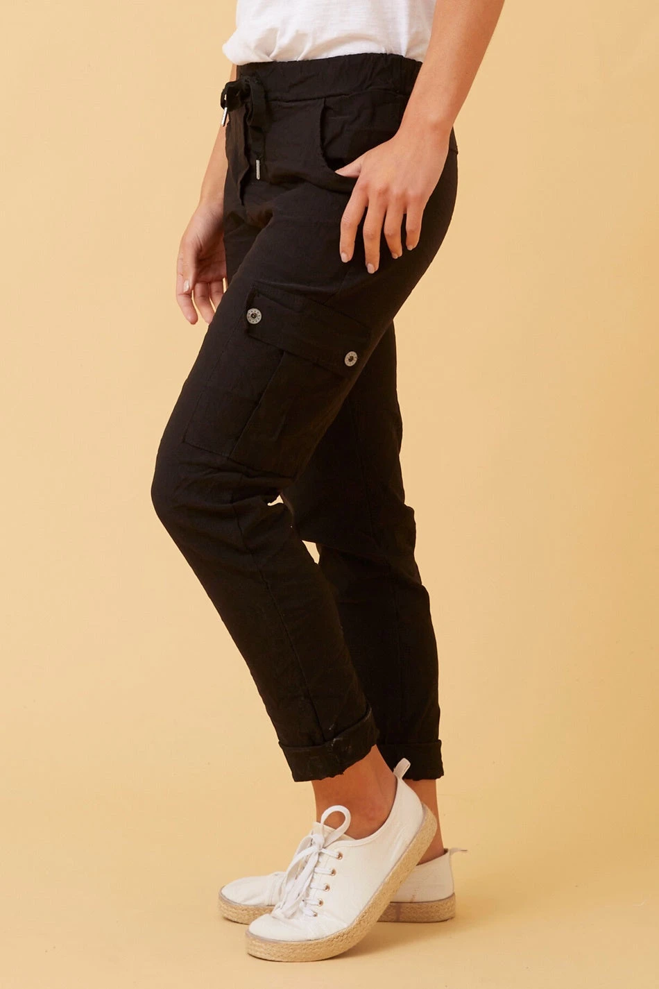 LORENZA CARGO JOGGER PANTS 4 LORENZA CARGO JOGGER PANTS - Image 2