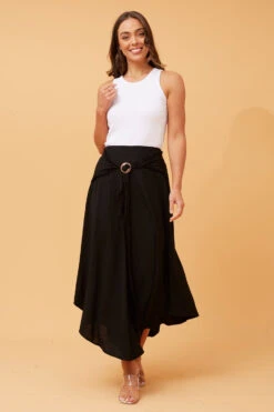 ESTRELLA LINEN MIDI SKIRT -Femme Connection Sales e78909103440dc490f75b47e5285c6f3