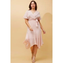 PRIMULA GINGHAM MIDI DRESS -Femme Connection Sales e7cc824eef707854531c3495413137a1