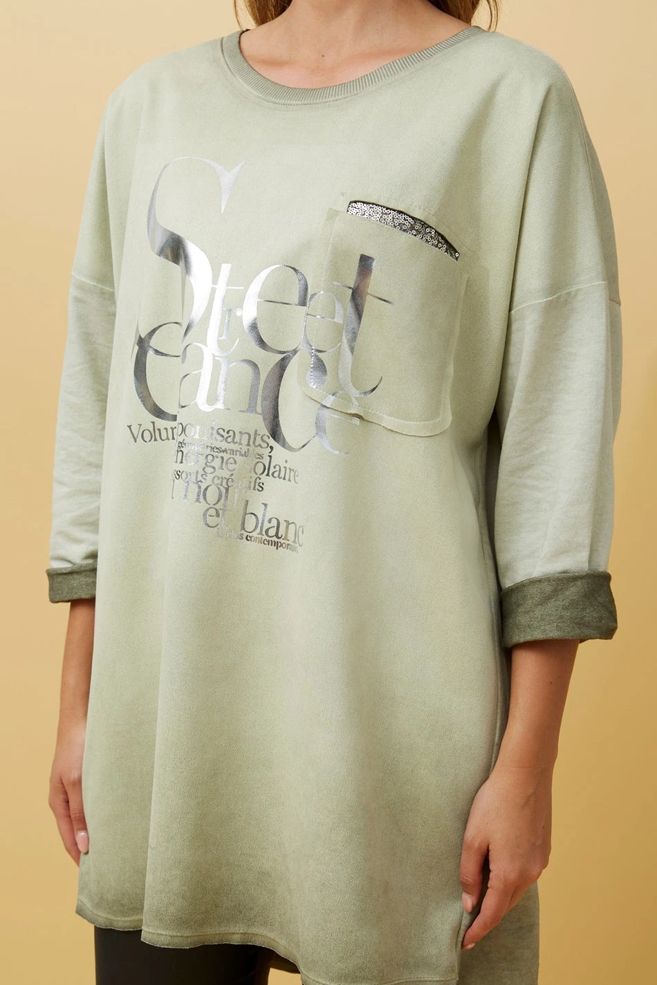 SORIANA FOIL PRINT TUNIC TOP 13 SORIANA FOIL PRINT TUNIC TOP - Image 11