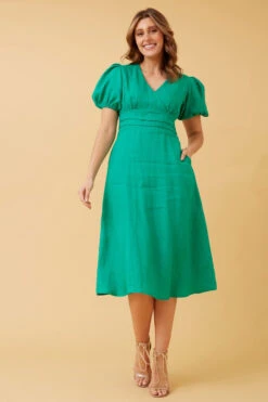 ALINA LINEN MIDI DRESS -Femme Connection Sales e8c44cb7846b40107f388b7fbad304a5 57d13122 6dd9 469f 9247 629e717d0afd