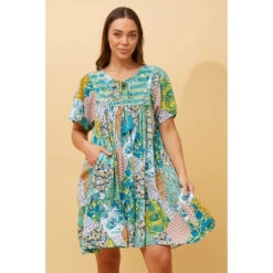 HONDA PAISLEY BOHO BABYDOLL DRESS -Femme Connection Sales e8f52c89f71cddd483b4032243c7cfab