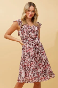 SANDRA ANIMAL PRINT SHORT DRESS -Femme Connection Sales e965e909efd3233bb01caeb59d8b692b