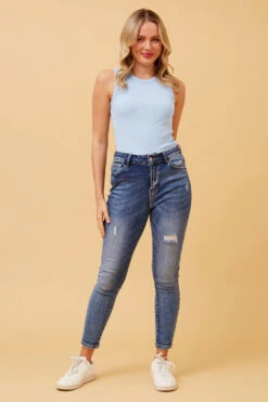 ROSEMARY RIBBED SINGLET -Femme Connection Sales e9673c2a46623afa9f87fd9f846ac879