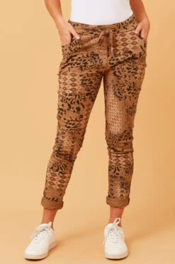 JANJA ANIMAL PRINT JOGGER PANTS -Femme Connection Sales ea174a0014cc1e89d09e3da9370a0f6d