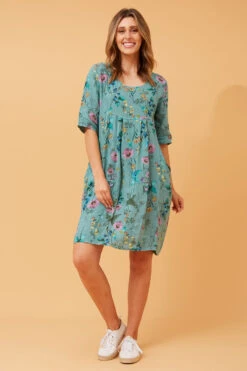 PISA FLORAL LINEN DRESS -Femme Connection Sales ebe6b56094ec21859af2350c92037755 7622a361 7165 476a 9df1 ee6f16a0003a