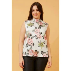DI HIGH NECK FLORAL BLOUSE 17 DI HIGH NECK FLORAL BLOUSE -Femme Connection Sales ec42c85bc908168c7a1c4ba6b8eb30ad