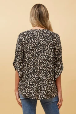 SAMANTHA BUTTON DETAIL LEOPARD TOP 15 SAMANTHA BUTTON DETAIL LEOPARD TOP -Femme Connection Sales ed41fda745cb6c39d770d4c1ecf21510