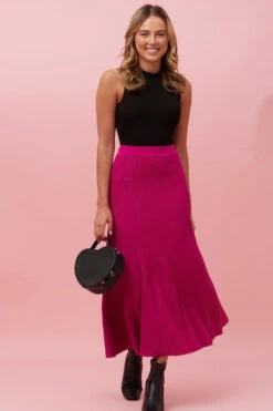 LEANNE RIB KNIT SKIRT -Femme Connection Sales ed748da29b30700611b6beff95ffdf23