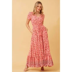 MIA FLORAL BOHO MAXI DRESS -Femme Connection Sales ed9dd68836a9e86da7eadae5f3d54268