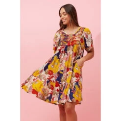HONDA FLORAL BOHO BABYDOLL DRESS 17 HONDA FLORAL BOHO BABYDOLL DRESS -Femme Connection Sales edc77c54d13a6c96f728766dc8fe3603