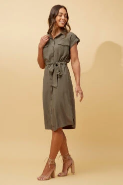 ORIANA UTILITY SHIRT DRESS 26 ORIANA UTILITY SHIRT DRESS -Femme Connection Sales ee3105ab19e9e738d6e2d5e25e30bc07