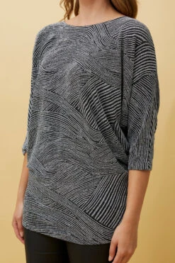 GLITTER SWIRL TOP -Femme Connection Sales eea8ae28902ca4047b1512d14e6ad727