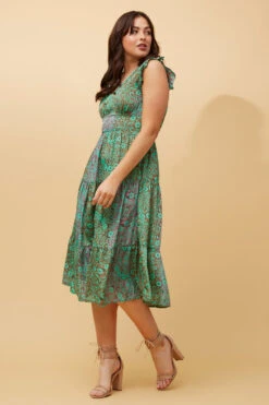 KIRAN FLORAL BOHO MIDI DRESS -Femme Connection Sales eedbcdd1b92c1222341358d8d5c734c2