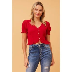JAZELLA CROP TOP -Femme Connection Sales f04c216e6b70f04d88768405922113ad