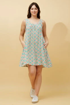 VENICE PAISLEY BOHO SHORT DRESS -Femme Connection Sales f0b2acaffd871bc6755032628832903a