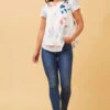ASH DOUBLE LAYER FLORAL TOP -Femme Connection Sales f0f6fe04c7e447c004a73f717ce8c266