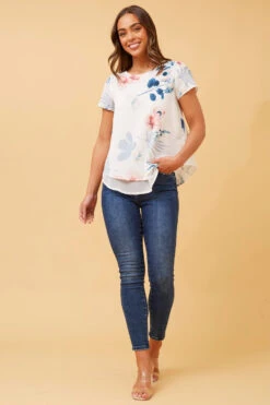 ASH DOUBLE LAYER FLORAL TOP -Femme Connection Sales f0f6fe04c7e447c004a73f717ce8c266 74aea01b c201 4339 9ed1 ebda2ab472d6