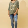 LUCCA GRAPHIC PRINT TOP -Femme Connection Sales f1293b4b338e3ae9808f2efa7666009a