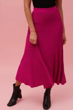 LEANNE RIB KNIT SKIRT -Femme Connection Sales f13dc7b6459bb8d26562defe5b353b5f