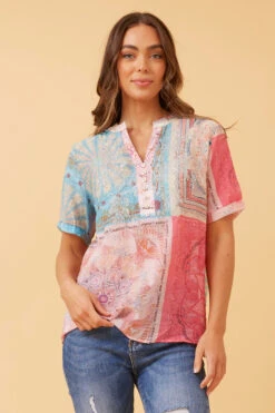 ARCHANA PATCHWORK BOHO TOP 12 ARCHANA PATCHWORK BOHO TOP -Femme Connection Sales f13ece4e3b9cece0a4058815aef8053d