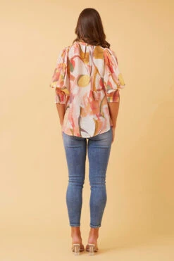 ELEGANT ABSTRACT PRINT BLOUSE 14 ELEGANT ABSTRACT PRINT BLOUSE -Femme Connection Sales f1992ec7a0c1188cdd7760fd2c50a5c9