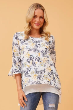 RUMI DOUBLE LAYER FLORAL TOP 11 RUMI DOUBLE LAYER FLORAL TOP -Femme Connection Sales f1e43e2e001c4a3f476e8e9102e50e2a