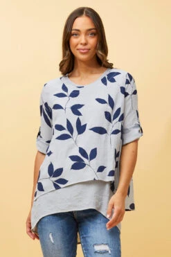KIMMI DOUBLE LAYER TOP -Femme Connection Sales f1f2a10172fedce5ff4c1d8fd3b89a44