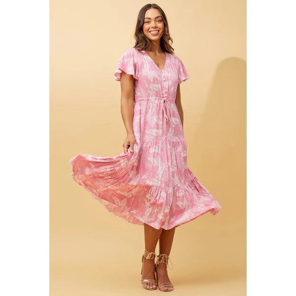 LISDON LEAF PRINT DRESS 10 LISDON LEAF PRINT DRESS - Image 8