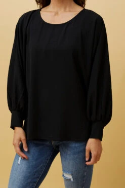 TEREZE OVERSIZED BATWING SLEEVE BLOUSE -Femme Connection Sales f3a00f6811d1314a4f22d898be2d5d60