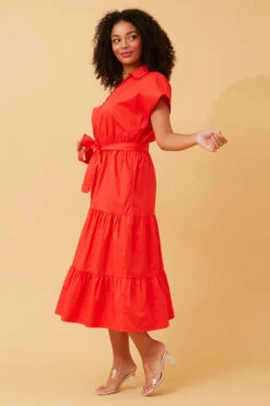 SHANTI TIERED SHIRT DRESS -Femme Connection Sales f3b39d0f466fe4dc35567001f21c0ef9