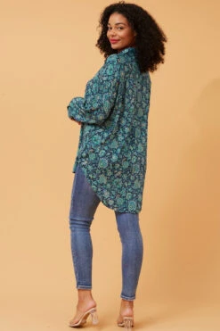 SAVAN PAISLEY PRINT SHIRT -Femme Connection Sales f3d33ea4013dcb78a8261bf62f96ff88