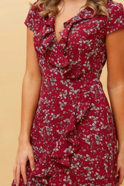 FRIDA FLORAL MOCK WRAP DRESS 25 FRIDA FLORAL MOCK WRAP DRESS -Femme Connection Sales f3f2623307c996cb95cefd234cb12dd6