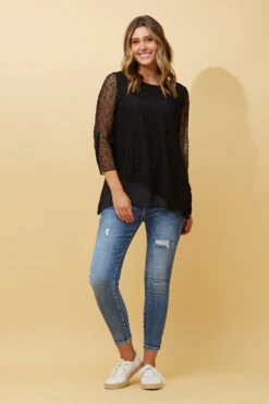 JAYLIN DOUBLE LAYERED TOP 19 JAYLIN DOUBLE LAYERED TOP -Femme Connection Sales f43d4d517b7454907ac386027b2a8b03