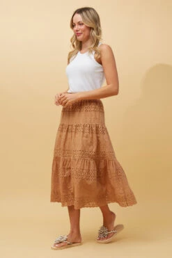 ZANITA BRODERIE ANGLAISE SKIRT -Femme Connection Sales f482ad4a6d96dafa124df8bb2a123415