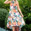 DREW FLORAL TRAPEZE DRESS -Femme Connection Sales f497a407f5726b7d059bb5a3f9f72b05