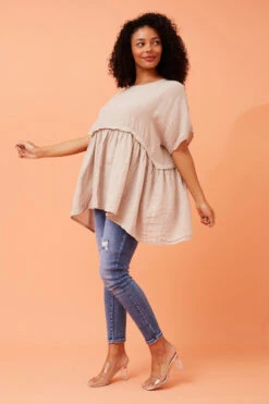 FAYOLA OVERSIZED LINEN TOP 26 FAYOLA OVERSIZED LINEN TOP -Femme Connection Sales f4b6c6e763c1bf2ccc644850325b1f3e