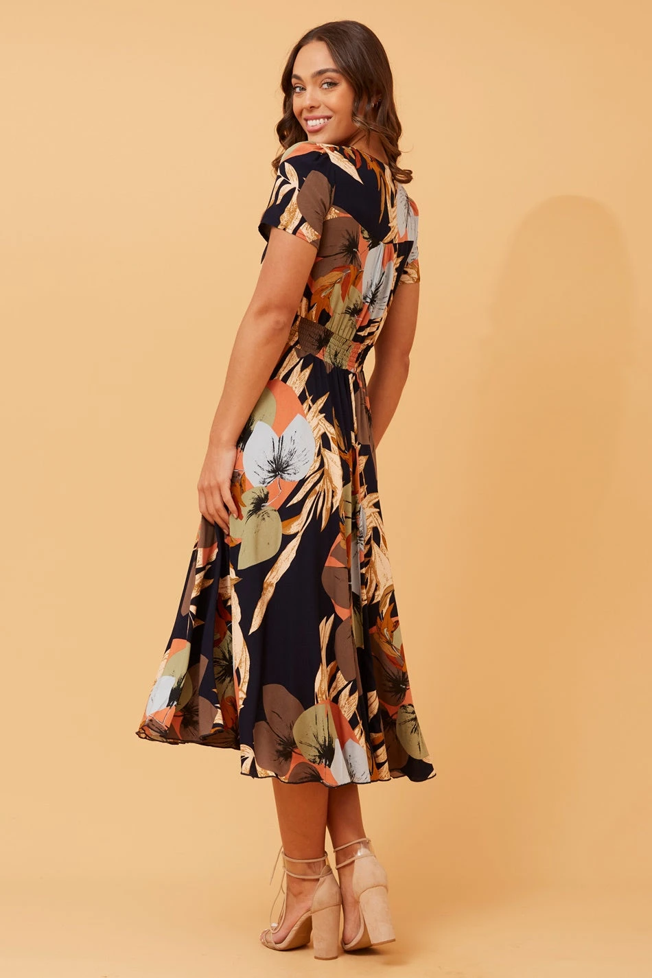 KEGAN FLORAL MIDI DRESS 4 KEGAN FLORAL MIDI DRESS - Image 2