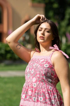 RADA FLORAL MIDI DRESS -Femme Connection Sales f5471fff9c21fa4f4fc444df77c5c71e