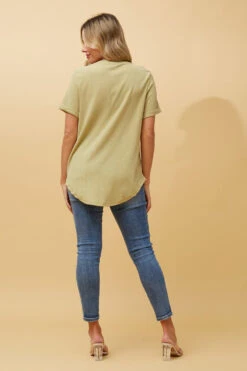 MISTY SHORT SLEEVE TEXTURED TOP -Femme Connection Sales f59f4c0d1917a409b39a0ad3e0193c9b
