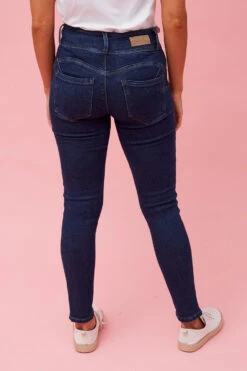 ELLERY BUTTON DETAIL DENIM -Femme Connection Sales f5d7f0731999ecdcbbf895f516475768