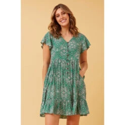 TULIP FLORAL BABYDOLL DRESS 15 TULIP FLORAL BABYDOLL DRESS -Femme Connection Sales f621e2ca0c024963738f77322ed04b19