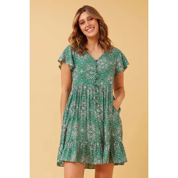 TULIP FLORAL BABYDOLL DRESS 9 TULIP FLORAL BABYDOLL DRESS - Image 7