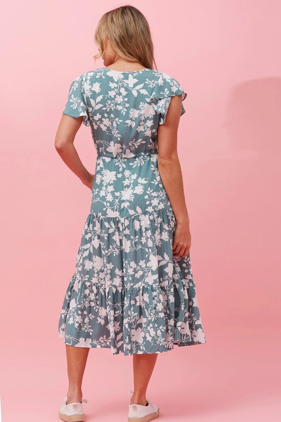 LISDON FLORAL TIERED MIDI DRESS 4 LISDON FLORAL TIERED MIDI DRESS - Image 2